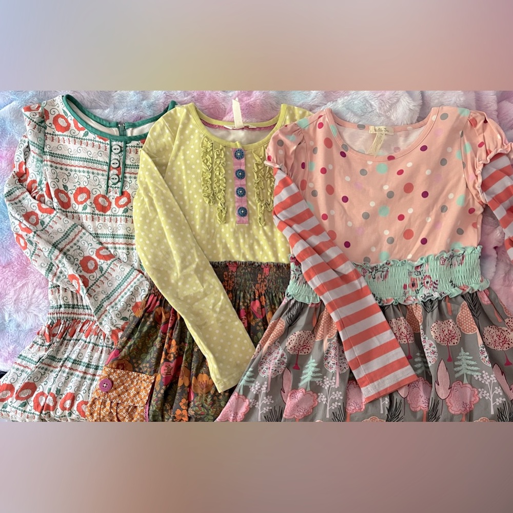 Matilda Jane Dress Bundle sz 8